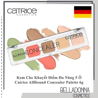 Kem Che Khuyết Điểm 5 Ô Đa Năng Catrice AllRound Concealer Palette 6g