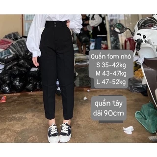 quần tây 2nut baggy lưng cao ma910