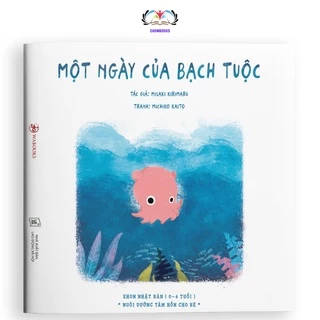 Sách ehon - Một ngày của Bạch Tuộc - Ehon nhật bản cho bé 0 6 tuổi