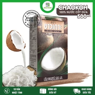 Nước cốt dừa tiệt trùng CHAOKOH Thái Lan 500ml