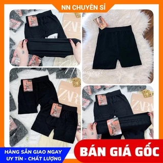 Quần đùi nữ chất thun mềm co giãn lên phom ôm dáng Quần legging đùi Quần body TS395