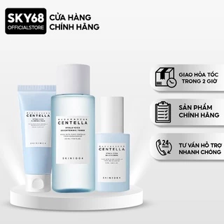 Bộ 3 Sản Phẩm Cấp Ẩm, Dưỡng Trắng Skin1004 Madagascar Centella Hyalu-cica (Toner 210ml + Serum 50ml + Mặt Nạ Ngủ 100ml)