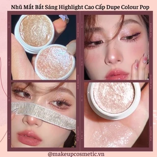 Nhũ Mắt Bắt Sáng Highlight Cao Cấp Dupe Colour Pop Ánh Ngọc Trai Bền Màu, Lâu Trôi