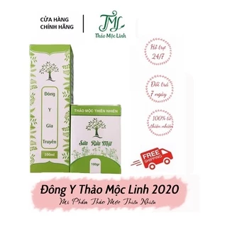 Combo đông y gia truyền Thảo Mộc Linh + bột rửa mặt đông y Thảo Mộc Linh tái tạo da