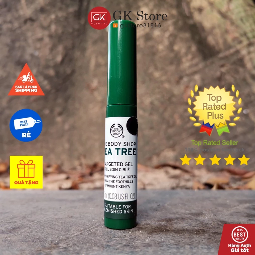 Gel Giảm Mụn Sưng Thâm The Body Shop Tea Tree Targeted Gel 2,5ml