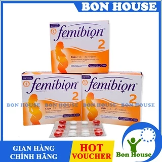 (Tách lẻ) 1 vỉ Femibion số 2 uống 1 tuần