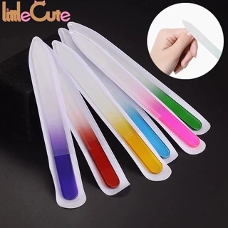 [Featured][1Piece Random Color Gradient  Crystal Glass Nail Files][DIY Nail Art Tools][Professional Manicure Accessories]