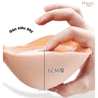 ÁO LÓT DÁN NÂNG NGỰC, MIẾNG DÁN NÂNG NGỰC 6CM CAO CẤP