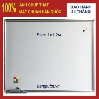 Bảng từ trắng viết bút lông 100x120cm - Ảnh thật 100%