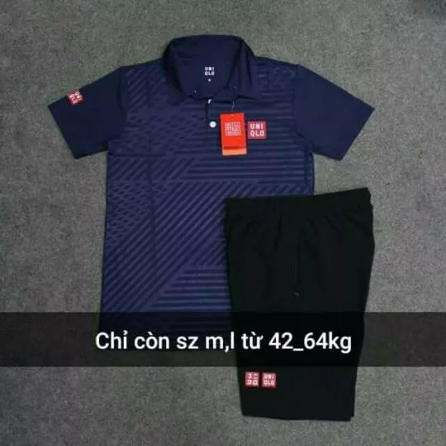 Giảm giá cực sốc bộ uniqlo chất thun lạnh quần gió hàng shop vnxk cực đẹp giá chỉ còn 110k/1b