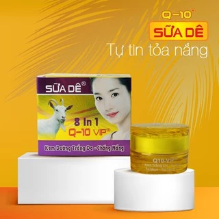 Kem dưỡng trắng da ngừa mụn se khít lỗ chân lông Q-10 sữa dê 30g