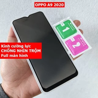 Kính cường lực chống nhìn trộm Oppo A9 2020