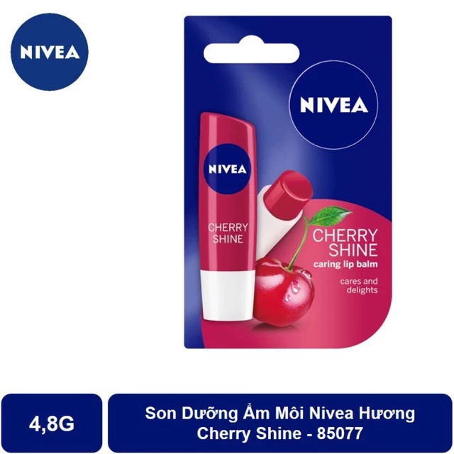 • Son Dưỡng Ẩm Môi Hương Cherry Shine Nivea 4,8g