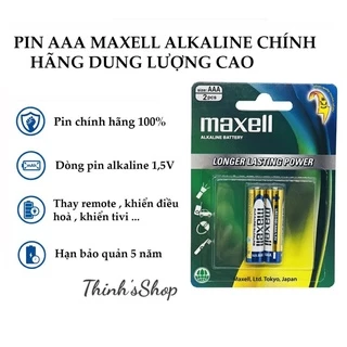 Pin Đũa AAA Maxell Alkaline 1.5V