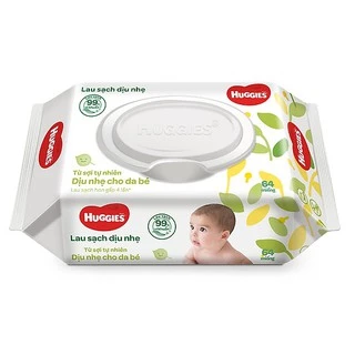 Khăn Ướt Sơ Sinh Không Mùi Huggies 64 Tờ/ 80 tờ