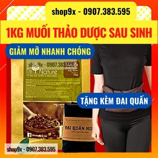 Muối Thảo Dược Giảm Mỡ Bụng Cho Mẹ Sau Sinh I'm Nature 1KG