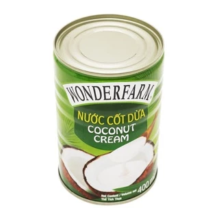 Cốt dừa WonderFarm lon 400ml