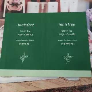 Sample kem dưỡng serum cho da dầu mụn Innisfree Green tea Kit