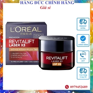 Kem dưỡng da chống lão hóa Loreal Revitalift Laser ×3  50ml