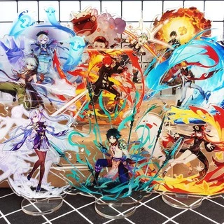 Mô Hình Standee Acrylic Mica Genshin Impact nhân vật Mondstadt Liyue Inazuma game chibi anime