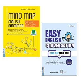 Sách - Combo Mind Map English Grammar - Ngữ Pháp Tiếng Anh Bằng Sơ Đồ Tư Duy + Giao Tiếp Tiếng Anh Thật Dễ Dàng