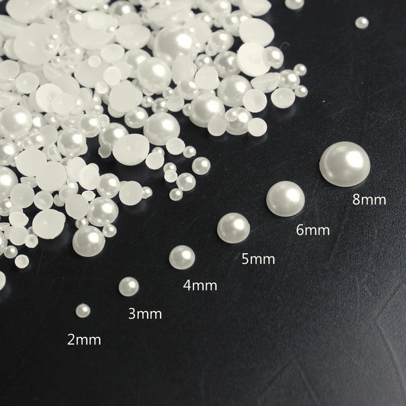 5gr đến 10 gram hạt đáy bằng MÀU NGÀ nhiều kích thước nguyên liệu làm trâm trang sức cổ trang NL0127