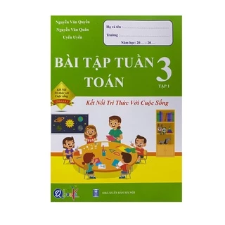 Sách - Bài tập tuần toán 3 tập 1 ( Kết nối tri thức )