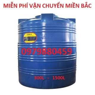 [Miền Bắc] Bồn nước nhựa Tân Á đứng, 300L-1500L, bảo hành 15 năm