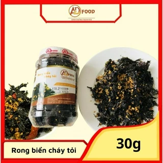 combo 6 hũ rong biển cháy tỏi chất lượng ngon hũ 30gr