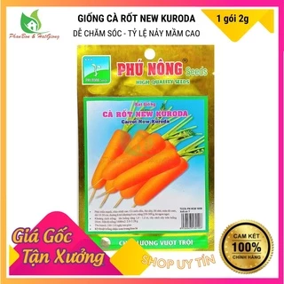 Hạt Giống Cà Rốt Cao Sản 2Gr New Kuroda - Phu Nong Seeds