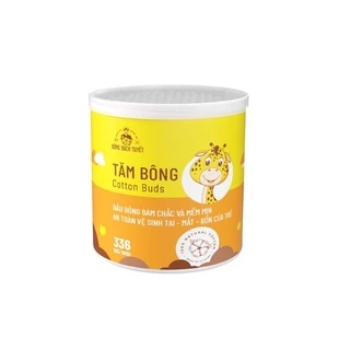 TĂM BÔNG BẠCH TUYẾT ĐẦU NHỎ 336 QUE ( NẮP TRÒN XOAY/ HÌNH CHỮ NHẬT)