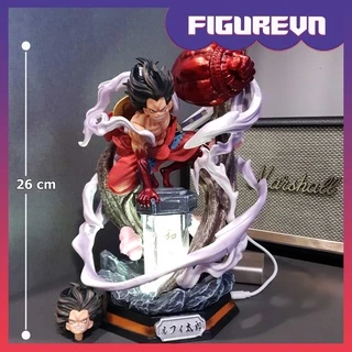 Figure / Mô hình Luffy Wano 26 cm - 38 cm có đèn (có sẵn)