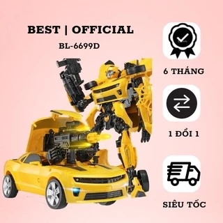 Robot Biến hình Ô Tô Transformer 6699D - Biến Hình Ô Tô Bumleebee - Kích Thích Tính tư Duy Sáng Tạo Của Trẻ