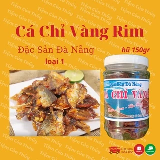 Cá chỉ vàng rim lá chanh gia vị ăn liền hũ 200gr chuẩn vị cá rim cao cấp đặc sản Đà Nẵng