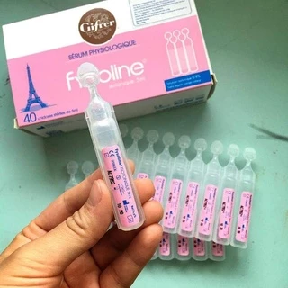 Nước muối sinh lý Physiodose Gilbert Pháp 40 ống 5ml siêu sạch