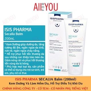 [CHÍNH HÃNG CÓ TEM] ISIS Pharma SECALIA Balm 200mL - Kem Dưỡng Và Làm Mềm Da Dành Cho Da Khô.