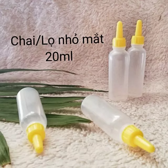 Lọ Nhựa Nhỏ Mắt 20ml - Chai Chiết Mực, Hương Liệu - Chai Nhỏ Giọt - Chai Lọ Chiết Mỹ Phẩm - Dụng Cụ Spa