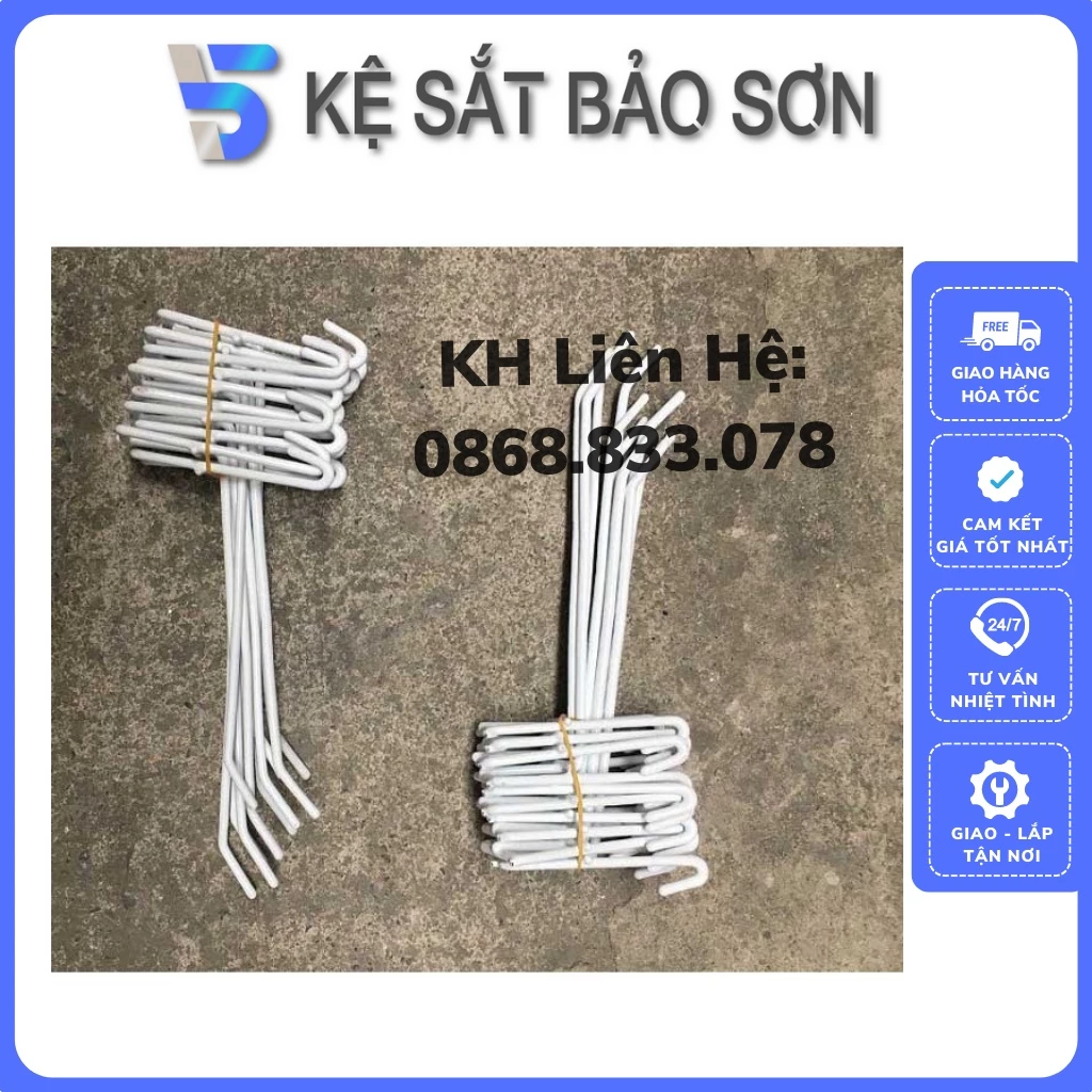 Combo 10 Móc Cài Lưới Sắt, Tay Cài Lưới Dùng Cho Tấm Lưới Sắt Treo Đồ, Phụ Kiện - Shop Bảo Sơn