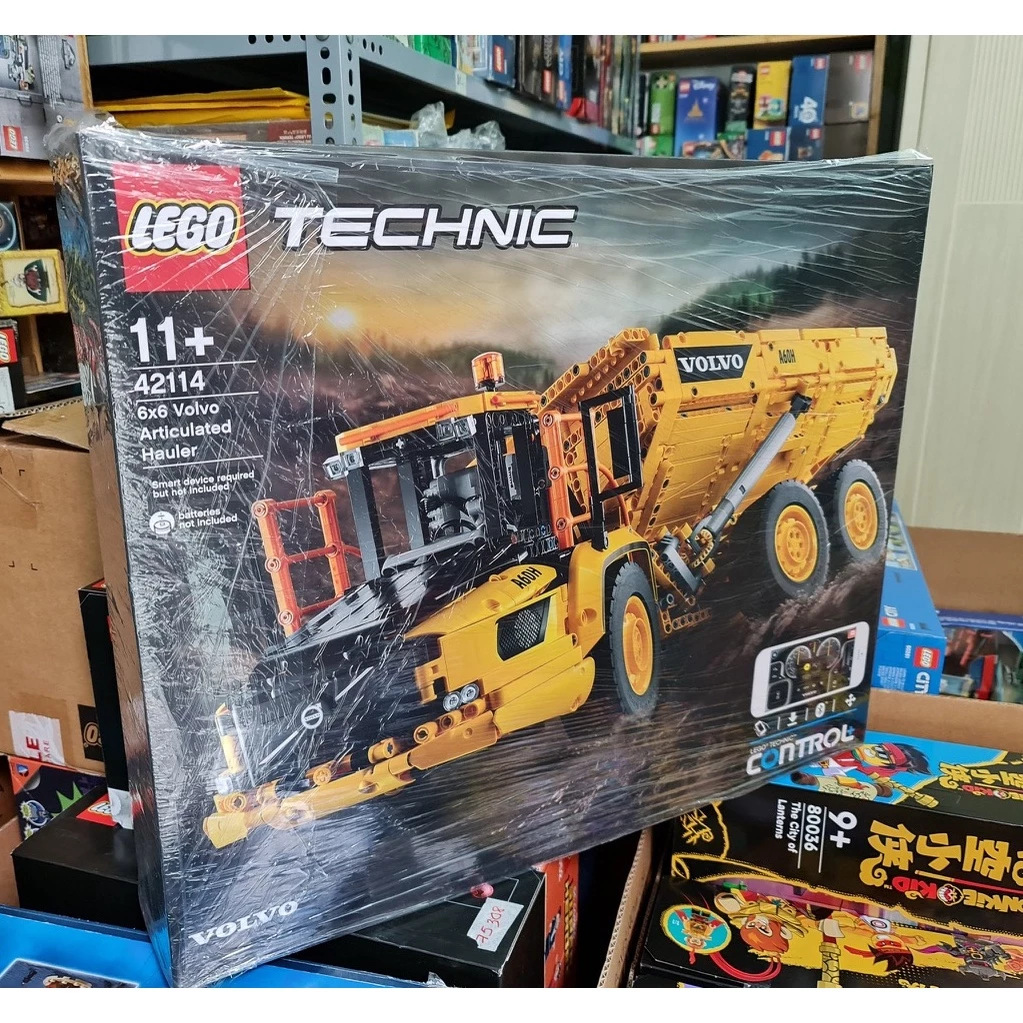 [CÓ SẴN] [HỘP HƠI CẤN] LEGO 42114 - Technic - 6x6 Volvo Articulated Hauler - Xe Tải Volvo 6x6 [CHÍNH HÃNG]