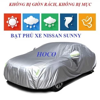 ⚡BẢO HÀNH 6 THÁNG⚡Bạt phủ ô tô, áo trùm xe, bạt che nắng mưa VẢI DÙ dùng riêng cho xe NISSAN SUNNY