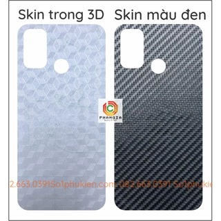 Miếng dán mặt lưng skin carbon Vsmart Joy 4