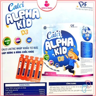 [CHÍNH HÃNG] Canxi Alpha Kid D3 - Bổ sung Canxi D3 Cho Xương, Răng Chắc Khoẻ Dạng Nước