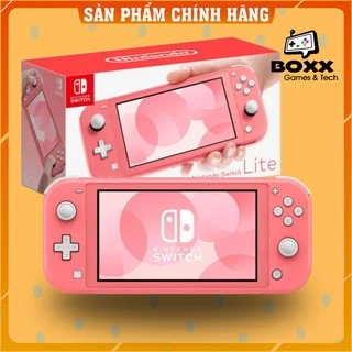 Máy chơi game Nintendo Switch Lite Màu Coral, bảo hành 12 tháng kèm quà tặng