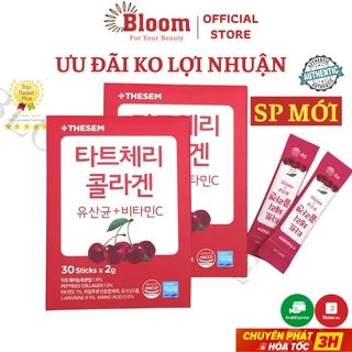 Hộp 30 Gói Collagen Uống Vị Lựu / Cherry Peptide Dạng Bột Giúp Đẹp Da Giữ Dáng Hàn Quốc Chính Hãng