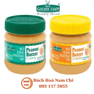 [HŨ NHỎ] Bơ Đậu Phộng GOLDEN FARM Size 170g