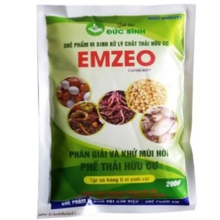 Men Vi Sinh Emzeo Khử Mùi Hôi Phân Cá, Ủ Đậu Tương Và Rác Thải Sinh Hoạt Gói 200 Gram