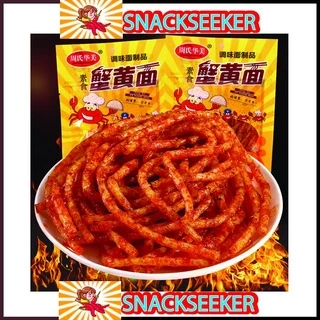 Tăm cay vị gạch cua - SNACKSEEKER - Tăm cay gói to 38g ăn vặt cay Trung Quốc