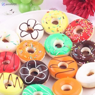 Mô Hình Bánh Donut Nhiều Màu Sắc Vui Nhộn Sáng Tạo Trang Trí Nhà Bếp / Giáng Sinh Mới