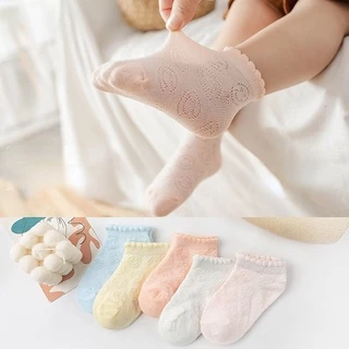 Set 5 Đôi Vớ cotton Ngắn Thoải Mái Cho Bé