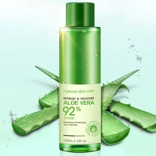 Nước hoa hồng chiết xuất 92% lô hội Bioaqua Refresh & Moisture Aloe Vera Toner